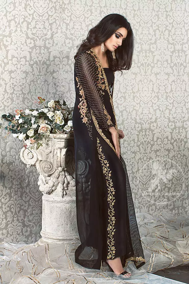 Elegant Pakistani Silk Cigarette Pants for Women Pakistani