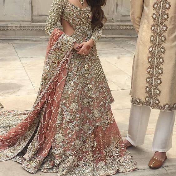 maxi dress pakistani wedding