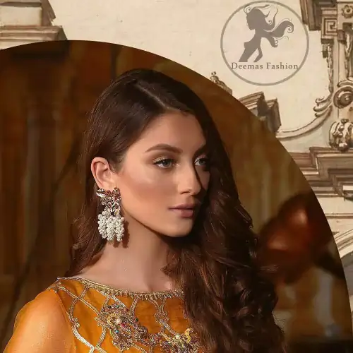 This exquisite shirt is fully decorated with floral and different motifs patterns all over it. This dress is beautifully decorated