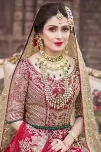 Red Blouse Lehenga & Dupatta