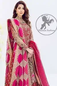 Mexican Red Shirt sandy Brown Lehengha Mexican Red Dupatta