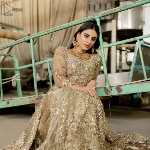 Intricate details, flamboyant silhouettes, and mastery of colour are what makes this dress stand out from the rest. This is