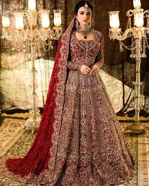 A truly exquisite ensemble that is sure to make heads turn on your big day. With a lot of attention