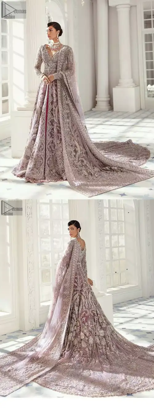 Every bride is the queen of her big day, which is why she deserves an imperial look. The Tea Pink