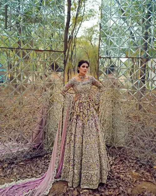 Celebrating the joy of togetherness with the light purple outfit. Grace is symbolized when it gets paired up with a