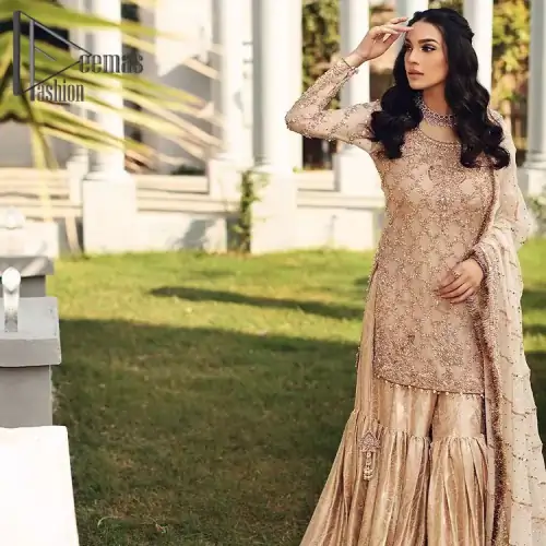 Opt for a versatile outfit for your Nikkah that is the perfect amalgamation of splendid colors, deluxe fabrication, and exquisite