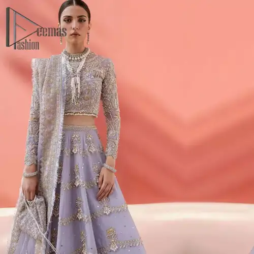 Love when our brides can completely be lost in the moment with their dresses. DeemasFashion presents a lilac article which