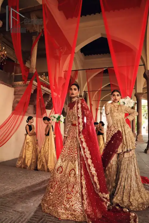 Celebrate the most romantic moments of your Big Day in the style of DeemasFashion. The red blouse represents the love