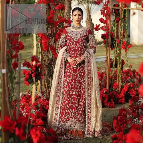 She's headstrong and rebellious, determined to divert the pacts of tradition on her Big day. Presenting a Red long shirt