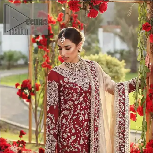 She's headstrong and rebellious, determined to divert the pacts of tradition on her Big day. Presenting a Red long shirt