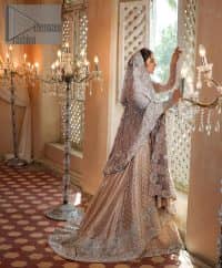 Rose Gold Back Train Maxi – Sharara Dupatta - Image 2