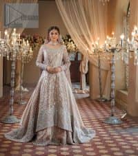 Rose Gold Back Train Maxi – Sharara Dupatta - Image 4