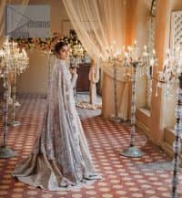 Rose Gold Back Train Maxi – Sharara Dupatta - Image 1