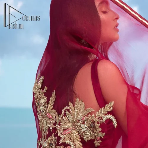 Walking into a new chapter of life with the joy of togetherness and the magic of love. A bright red