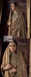 Hazel Blouse – Double Tone Flared Lehenga – Duapatta - Image 5