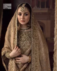 Hazel Blouse – Double Tone Flared Lehenga – Duapatta - Image 3