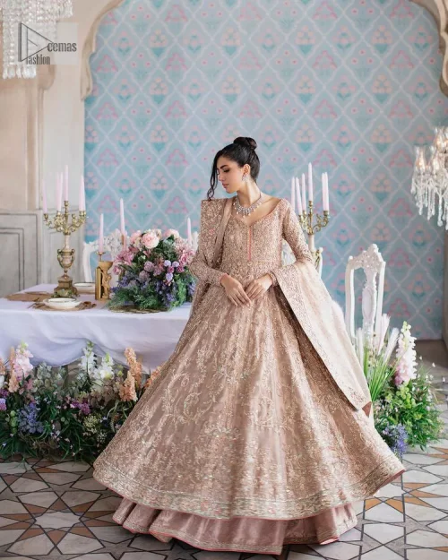 Make your Qabool Hai moment more memorable with this outfit by DeemasFashion. A dreamy statement of this dress proffers a