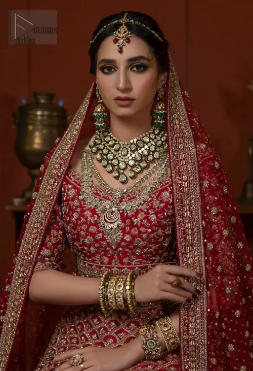 Make your reception unforgettable with this special dress that shows off your style.