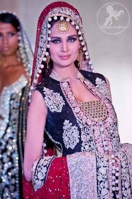 Front Open Long Barat Shirt Banarsi Lehnga and Heavy Dupatta