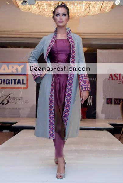Light Blue Magenta Party Wear Formal Gown Dress